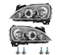 Faro Set Incl. Osram Lampade H7 per Opel Corsa C F08 F68 Combinato Tour