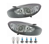 Faro Set Incl. Premium Lampade per Renault Fluence L30_ Con Lwr Motor