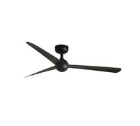 Faro SFERA Ventilatore da soffitto CC medio nero a 6 velocità