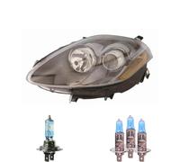 Faro Sinistro Alogeno H1/H1 Per Fiat Bravo II Inclusi Lampi