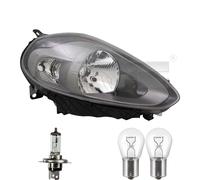 Faro Sinistro Anthrazit H4/P21W Per Fiat Punto 199_ 199 Inclusi Lampadine Osram