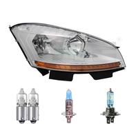 Faro Sinistro Giallo H1/H7 Per Citroën C4 Picasso I UD_ UA_ Inclusi Lampadine