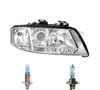 Faro Sinistro H1/H7 Per Audi A6 4B C5 4B2 Inclusi Lampadine Osram
