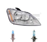 Faro Sinistro H1/H7 Per Ford Focus C-Max Inclusi Lampadine Osram