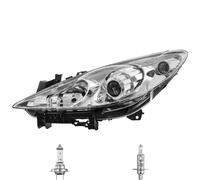 Faro Sinistro H1/H7 Per Peugeot 307 3A/C 3H 3E 3B Inclusi Lampadine Osram