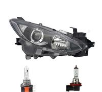 Faro Sinistro H11/H15 Con Luce Diurna Per Mazda 3 BM BN Inclusi Lampadine Osram