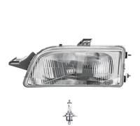 Faro Sinistro H4 Per Fiat Punto Van 176L 176 176C Inclusi Lampadine Osram