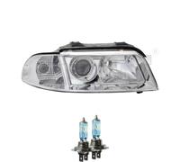 Faro Sinistro H7/H7 Per Audi A4 8D2 B5 8D5 Inclusi Lampadine Osram