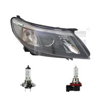 Faro Sinistro H7/H9 Per Saab 9-3 Cabriolet YS3F Inclusi Lampadine Osram