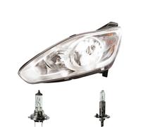 Faro Sinistro Halogen H7/H1 Cristallo Per Ford Grand C-Max II Inclusi Lampadine