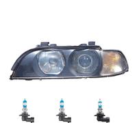 Faro Sinistro Inclusi Lampade OSRAM Premium Per BMW 5 Serie E39 Con Motore LWR