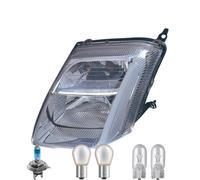 Faro Sinistro Inclusi Lampade OSRAM Premium Per Citroën C2 JM Con Motore LWR