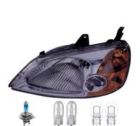 Faro Sinistro Inclusi Lampade OSRAM Premium Per Honda Civic VII Hatchback EU