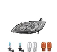 Faro Sinistro Inclusi Lampade OSRAM Premium Per Honda Civic VII Hatchback EU