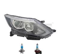 Faro Sinistro Inclusi Lampade OSRAM Premium Per Nissan Qashqai II J11 J11