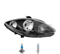 Faro Sinistro Inclusi Lampade OSRAM Premium Per Seat Altea 5P1 Con Motore LWR