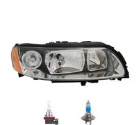 Faro Sinistro Inclusi Lampade Premium Per Volvo V70 II P80_ Con Motore LWR