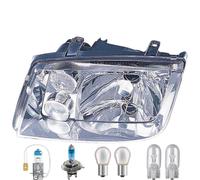 Faro Sinistro Inclusi Lampade Premium Per VW Bora 1J2 Con Fendinebbia