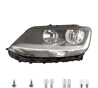 Faro Sinistro Inclusi Lampade Premium Per VW Sharan 7N Con LWR Motore Freccia