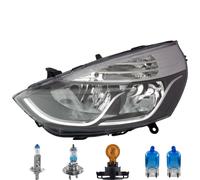 Faro Sinistro Inclusi Lampadine OSRAM H1 H7 Con Motore LWR Per Renault Clio IV