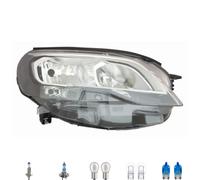 Faro Sinistro Inclusi Lampadine OSRAM H1 H7 Per Peugeot Expert Kasten V_
