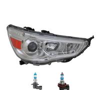 Faro Sinistro Inclusi Lampadine OSRAM H11 HB3 Con Motore LWR Per Mitsubishi ASX