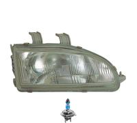 Faro Sinistro Inclusi Lampadine OSRAM H4 Per Honda Civic V Hatchback EG EH
