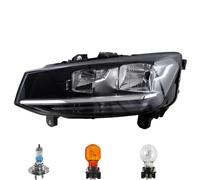 Faro Sinistro Inclusi Lampadine OSRAM H7 Con Motore LWR Per Audi Q2 GAB GA GAG