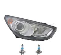 Faro Sinistro Inclusi Lampadine OSRAM H7 Con Motore LWR Per Hyundai IX35 LM EL