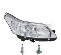 Faro Sinistro Inclusi Lampadine OSRAM H7 H1 Con Motore LWR Per Citroën C4 I LC