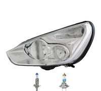 Faro Sinistro Inclusi Lampadine OSRAM H7 H1 Con Motore LWR Per Ford S-Max WA6
