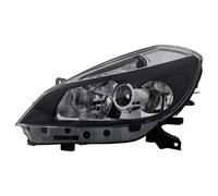 Faro Sinistro Nero H1/H7/H7 Con Luce Di Curva Per Renault Clio III BR0/1