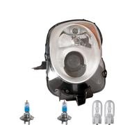 Faro Sinistro Nero Inclusi Lampade OSRAM Premium Per Alfa Romeo Mito 955