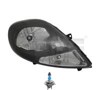 Faro Sinistro Nero Inclusi Lampadine OSRAM H4 Per Renault Trafic II Kasten FL