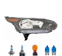 Faro Sinistro Nero Inclusi Lampadine OSRAM Per Ford Transit Connect V408