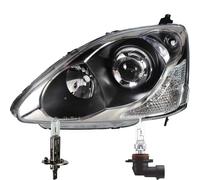Faro Sinistro Per Honda CIVIC EU/EP Anno 10/03-09/05 H1/HB3 Con Indicatori