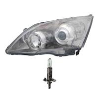 Faro Sinistro Per Honda CR-V Anno 06-12 Nero H1+HB3 Inclusi Lampadine OSRAM