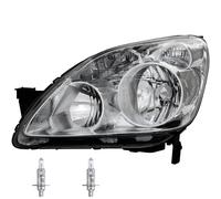 Faro Sinistro Per Honda CRV II 10.04-12.06 H1/H1 Senza Motore Con Freccia