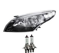 Faro Sinistro Per Renault Megane Anno 12->> Cromato Inclusi Lampadine OSRAM