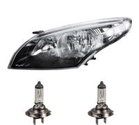 Faro Sinistro Per Renault Megane Anno 12->> Cromato Inclusi Lampadine PHILIPS