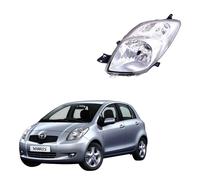 Faro SINISTRO per TOYOTA Yaris 2006-2008 PRED. PER REG. ELETTRICA (Vers. VALEO)