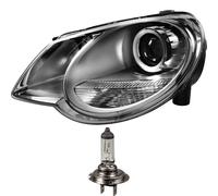 Faro Sinistro Per VW EOS Anno 06-10.10 Valeo H7+H7 Inclusi Lampadine OSRAM