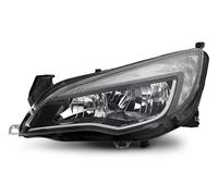 Faro Sinistro Vauxhall Astra J Sport SRI 13-15 Lampada Chrome Nera DRL OEM Hella