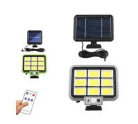 FARO SOLARE CON PANNELLO FARETTO SENSORE DI MOVIMENTO 252 LED COB HS-8022