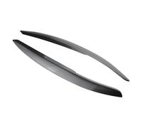 Faro Sopracciglio Palpebre Per Per Polo Mk5 6R 6C 2010-2012 2013 2014 2015 2016 2017 Auto Testa Lampada Della Luce Sopracciglio Palpebra ABS Copertura Trim Sopracciglio del Faro(Carbon fiber)