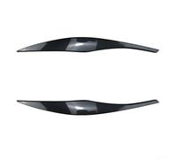 Faro sopracciglio Trim 2 pezzi per BMW Serie 3 E90 E91 2005 2011 facile montaggio con nastro adesivo posteriore (fibra di carbonio)