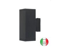 Faro spot a parete moderno luce in basso da esterno fusione alluminio