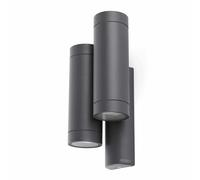 Faro STEPS 4L Applique Doppia da Esterno Grigio Scuro