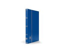 Faro Stockbook DIN A5, 32 pagine nere, copertina non imbottita, blu