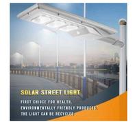 FARO STRADALE LED LAMPIONE SOLARE 150W LUCE 6500K SENSORE MOVIMENTO SL-150W-SS
